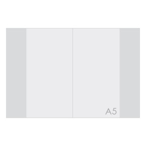Obal na zošit A5 PP hrubý transparentný 110 mic /1ks