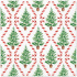 Obrúsky PAW L 33x33cm Candy Cane Forest