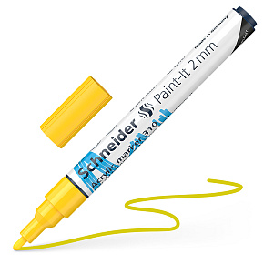 Popisovač Schneider Paint-It 310 Acrylic Marker 2mm - žltý