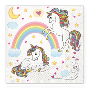 Obrúsky TaT 33x33cm Rainbow Party Obrúsky TaT 33x33cm Rainbow Party
