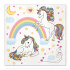 Obrúsky TaT 33x33cm Rainbow Party