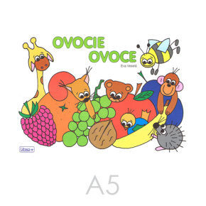 Omaľovánka A5 Litera - Ovocie