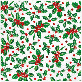 Obrúsky PAW L 33x33cm Holly Pattern