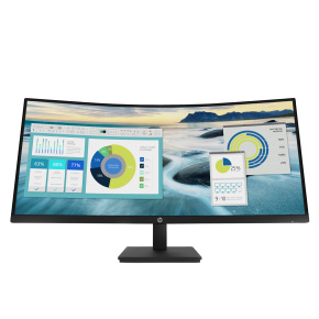 HP LCD P34hc 34" širokouhlý VA (3440x1440, 5ms, 250nits, 3500:1,DP, HDMI, USB-C(DP, 65W out),USB 3.2 4x, 3w Repro