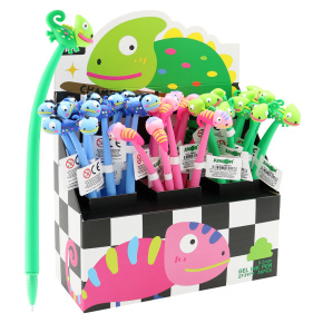 Pero gélové JUNIOR Chameleon 0,5 mm - modrá náplň (mix /cena 1ks)