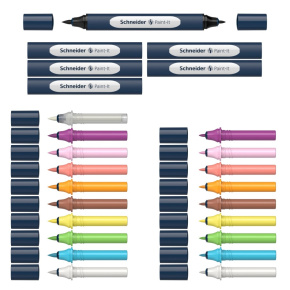 Popisovač Schneider Paint-It 040 Twin marker box 27 ks