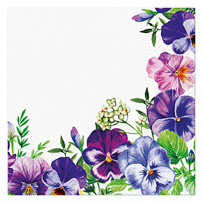 Obrúsky TaT 33x33cm Violet Pansies