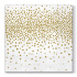 Obrúsky PAW L 33x33cm Confetti - gold