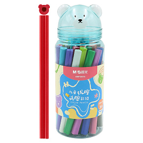 Pastelky bezdrevné M&G Cute Bear medveď - 36 farieb (v modrom obale)