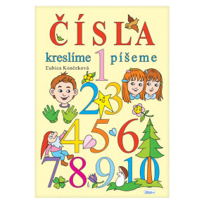 Omaľovanka A4 Litera - Čísla kreslíme, píšeme