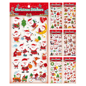 Samolepky penové 14,5 x 30 cm (mix vianočných motívov /cena 1 bal.) Samolepky penové 14,5 x 30 cm (mix vianočných motívov /cena 1 bal.)