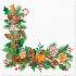 Obrúsky PAW L 33x33cm Orange-Scented Frame