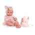 Bábika - novorodenec Luca s taškou, 42 cm