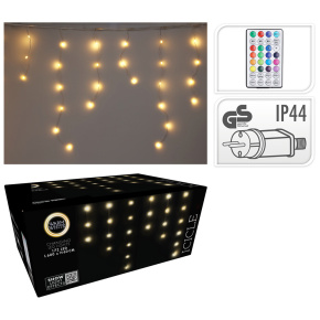 Svetelná reťaz s visiacimi pramienkami 172 LED biela teplá, vonk. použ. 230V Svetelná reťaz s visiacimi pramienkami 172 LED biela teplá, vonk. použ. 230V