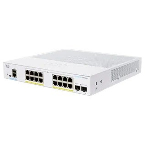BAZAR - Cisco switch CBS350-16FP-2G-EU (16xGbE,2xSFP,16xPoE+,240W,fanless) - REFRESH - rozbaleno
