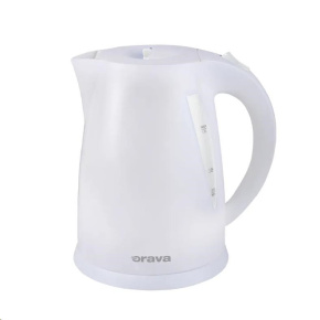 Orava VK-3117 W varná konvice 2000 W, 1.7 l, automatické vypnutí, bílá