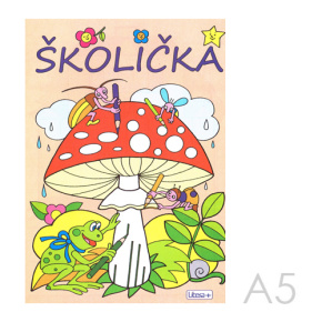Omaľovánka A5 Litera - Školička