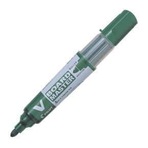 Popisovač na tabule, 2,3 mm, kuželový, PILOT "V-Board Master", zelený