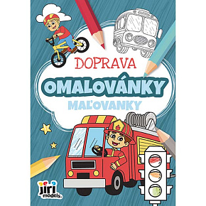 Omaľovanky JM A5 - Doprava Omaľovanky JM A5 - Doprava