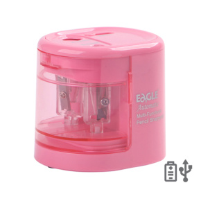 Strúhadlo elektrické EAGLE EG-5161 USB, dva otvory - ružová
