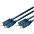 Kábel ClickTronic HQ OFC 2x Cinch - 2x Cinch RCA, M/M, 3 m