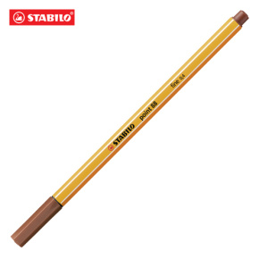Liner STABILO point 88 tehlový