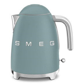 Smeg KLF03EGMEU, rychlovarná konvice, 1,7 l, (7 šálků), 2400 W, styl 50. let, smaragdově zelená Smeg KLF03EGMEU, rychlovarná konvice, 1,7 l, (7 šálků), 2400 W, styl 50. let, smaragdově zelená