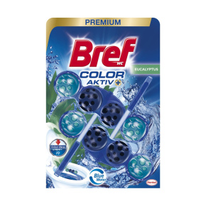 Bref Color Aktiv  WC blok Eucalyptus, 2 x 50 g Bref Color Aktiv  WC blok Eucalyptus, 2 x 50 g