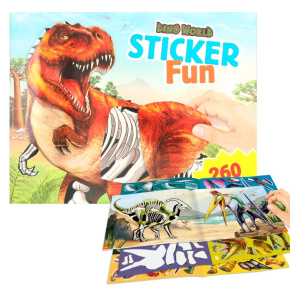 Kreatívny zošit Dino World + 260 samolepiek