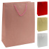 Darčeková taška trblietavá, veľkosť L 30x12x41 cm (mix 4 farieb)