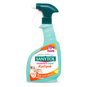 SANYTOL Kuchyňa dezinfekčný a silne odmasťujúci prostriedok rozprašovač 500 ml