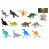Dinosaurus 4-8cm 12druhov 12ks v sáčku