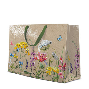 Darčeková taška veľká - Meadow Flowers 33,5x13x26,5 cm