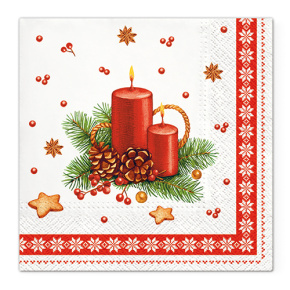 Obrúsky TaT 33x33cm Candle with Frame Obrúsky TaT 33x33cm Candle with Frame