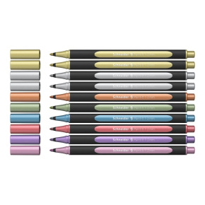 Popisovač Schneider Paint-It 020 Metalický, hrot 1-2mm (sada 10 ks) Popisovač Schneider Paint-It 020 Metalický, hrot 1-2mm (sada 10 ks)