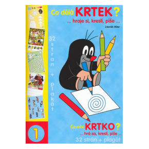 Kreatívny zošit Akim - Čo robí krtko?