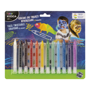 Farbičky na tvár Twist-up - 12 ks (sada)