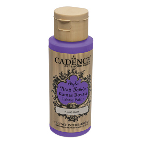 Textilná farba Cadence, Matt, fialová, 59 ml
