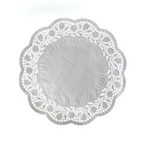 Krajky dekor. okrúhle 30 cm (6 ks v bal.)