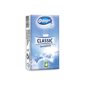Hygienické vreckovky OOOPS! Classic Sensitive 3-vrstvové, 1 ks