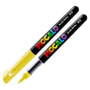 Popisovač M&G MOCALO Acrylic Marker, štetcový hrot - Yellow Green 402 Popisovač M&G MOCALO Acrylic Marker, štetcový hrot - Yellow Green 402