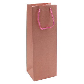 Darčeková taška trblietavá na fľašu, veľkosť 12x10x35 cm (mix 4 farieb) už len ružová! Darčeková taška trblietavá na fľašu, veľkosť 12x10x35 cm (mix 4 farieb) už len ružová!