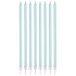 Sviečka tortová - svetlomodrá perleťová 15,5 x 0,44 cm (8 ks)