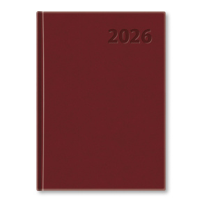 Diár 2026 denný A5 Manager - bordový