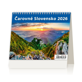 Stolový kalendár 2026 MiniMax Čarovné Slovensko