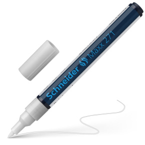 Popisovač lakový Schneider Maxx 271 - biela