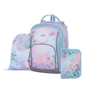 Školský batoh (3-dielny set) OXY GO - Kolibrík