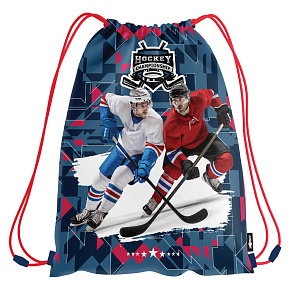 Vrecko na prezuvky s potlačou JUNIOR S8 - Hokej