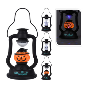 Lampáš na Halloween párty 20 cm, so zvukom (mix 3 dizajnov)