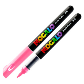 Popisovač M&G MOCALO Acrylic Marker, štetcový hrot - Rose Red 218 Popisovač M&G MOCALO Acrylic Marker, štetcový hrot - Rose Red 218
